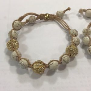Tai Beaded Bracelet with CZ Diamond Ball